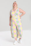 plus size hell bunny mila pastel jumpsuit