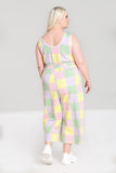 plus size hell bunny mila pastel jumpsuit back