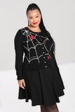 plus size in a web hell bunny cardigan