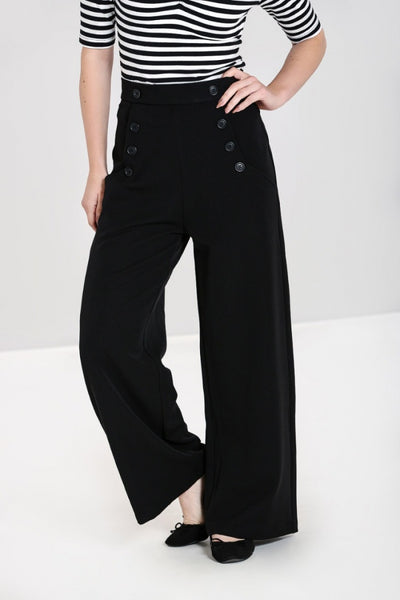 carlie-black-wide-leg-hell-bunny-trousers