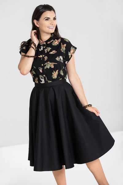 Hell Bunny black circle skirt