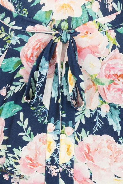 spring floral lyra dress tie