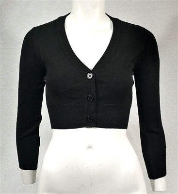 Black Mak cropped cardigan NZ
