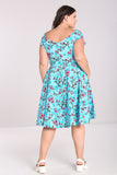 plus size hell bunny louella dress back