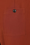 ginger hell bunny brown wide leg swing trousers back pocket