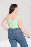 plus sizeHell Bunny mint celia top