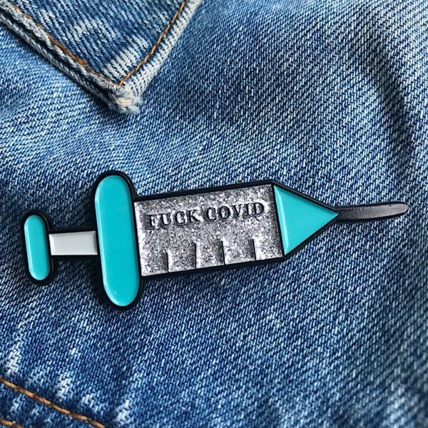 F**K Covid Pin