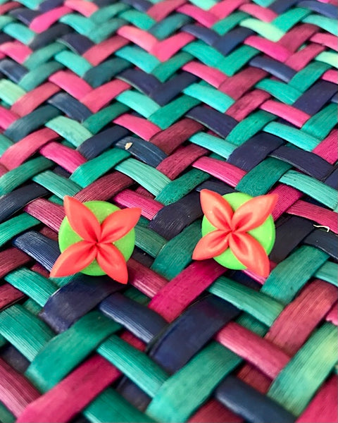 Colourful Tipani Studs