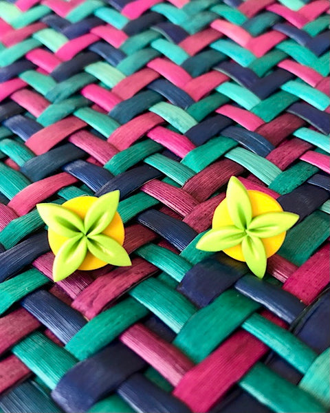 Colourful Tipani Studs