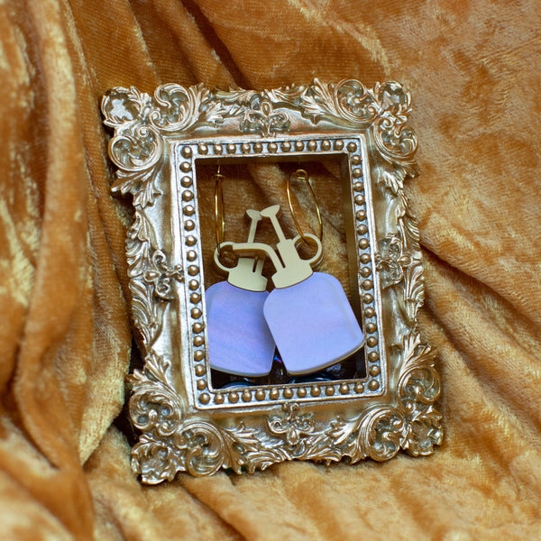 water mister earrings
