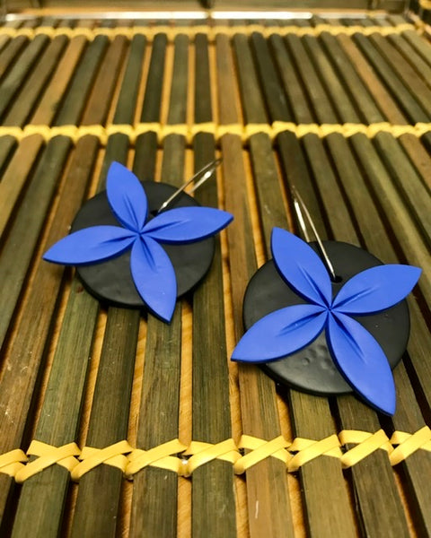 Blue-tipani-statement-aolele-earrings