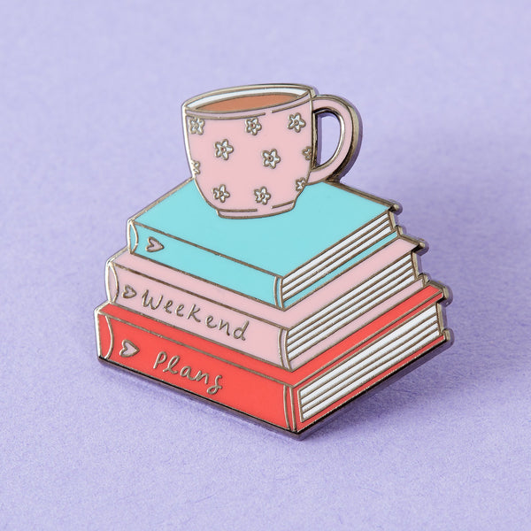 Weekend Plans Books Pin