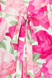 Lady Voluptuous Lyra Pink Paradise Dress tie detail