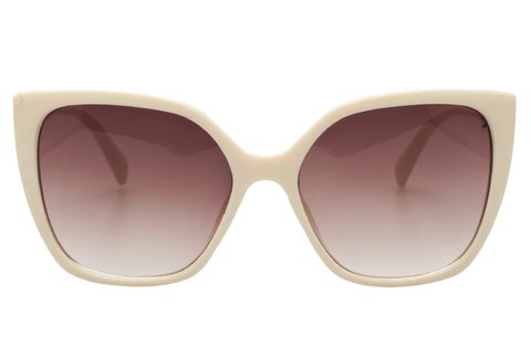 cream retro sunglasses