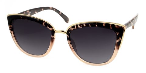 Katie Cat Eye Tort and Gold Sunglasses