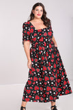 plus size Hell Bunny kate heart dress