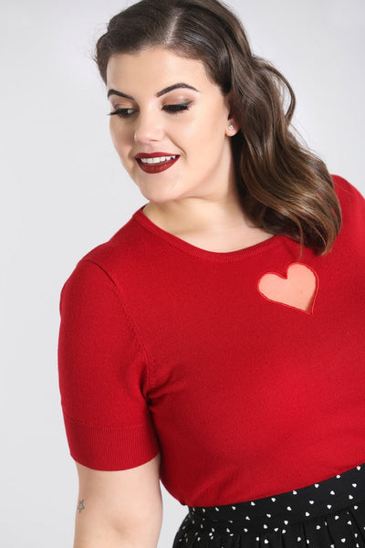 plus size red heart sweater