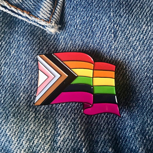 Progressive Pride Flag Pin