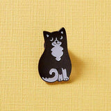 Black & White Cat Pin