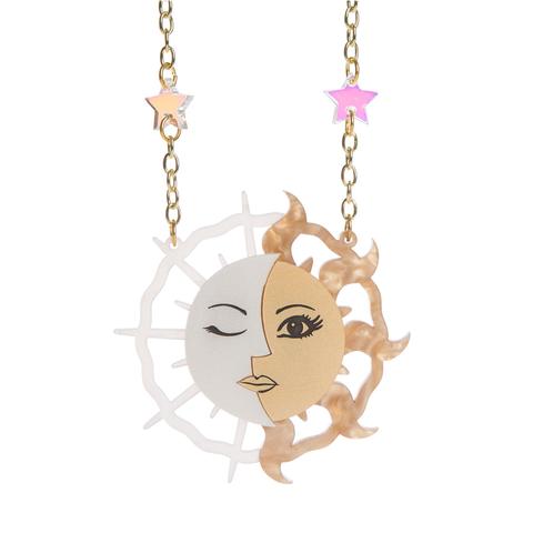 Sugar & Vice sun and moon tarot necklace